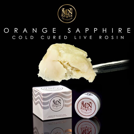 Maven Genetics - Orange Sapphire Cold Cured Live Rosin - 1