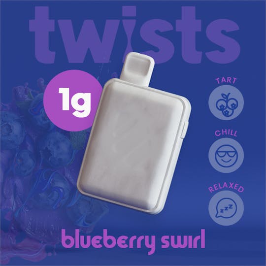 Craft Concentrates - Oil Twists Tugboat (1g) - Blueberry Swirl Flavor - 1