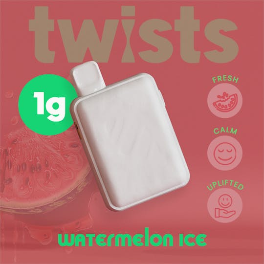 Craft Concentrates - Oil Twists Tugboat (1g) - Watermelon Ice Flavor - 1