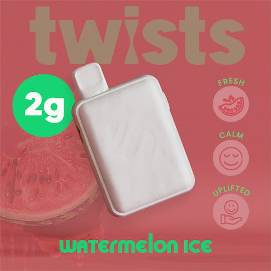 Craft Concentrates - Oil Twists Tugboat (2g) - Watermelon Ice Flavor - 1