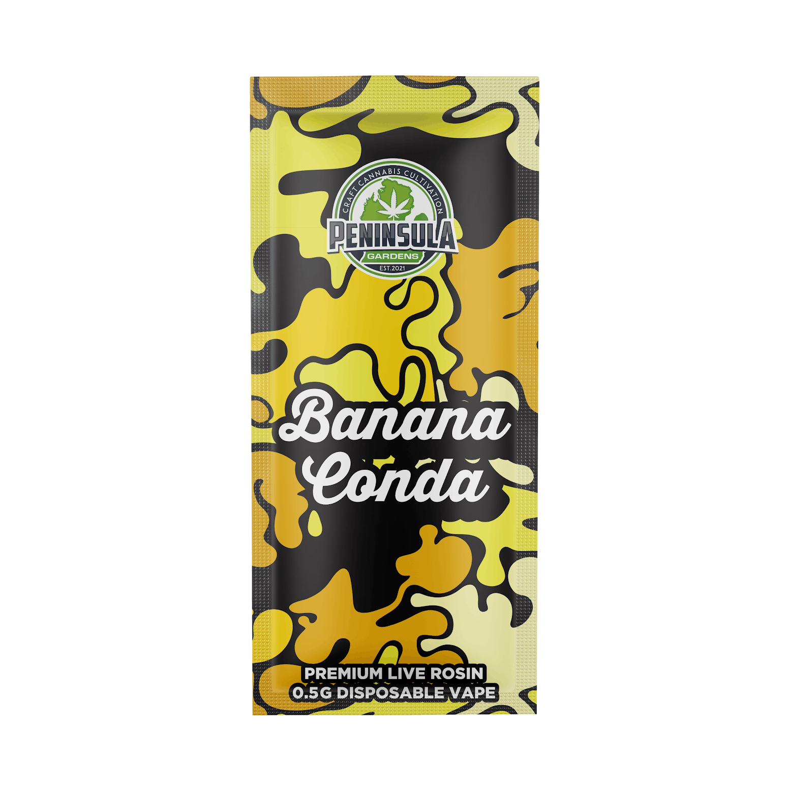 Peninsula Gardens - Peninsula Gardens | Banana Conda | Live Rosin Disposable | .5g - 1