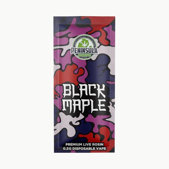 Peninsula Gardens - Black Maple Live Rosin Vape .5g - 1