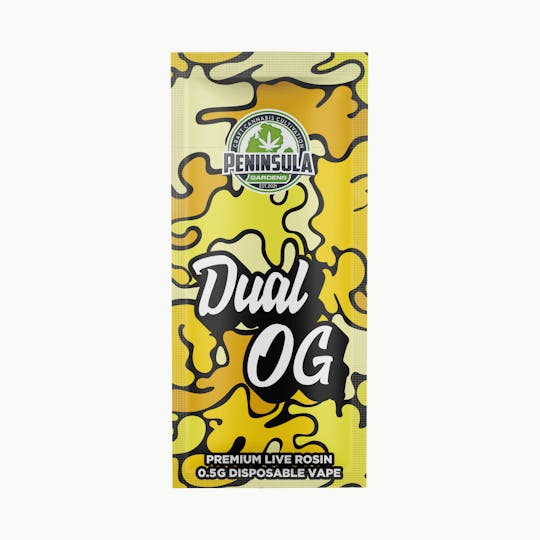 Peninsula Gardens - Dual OG Live Rosin Vape .5g - 1