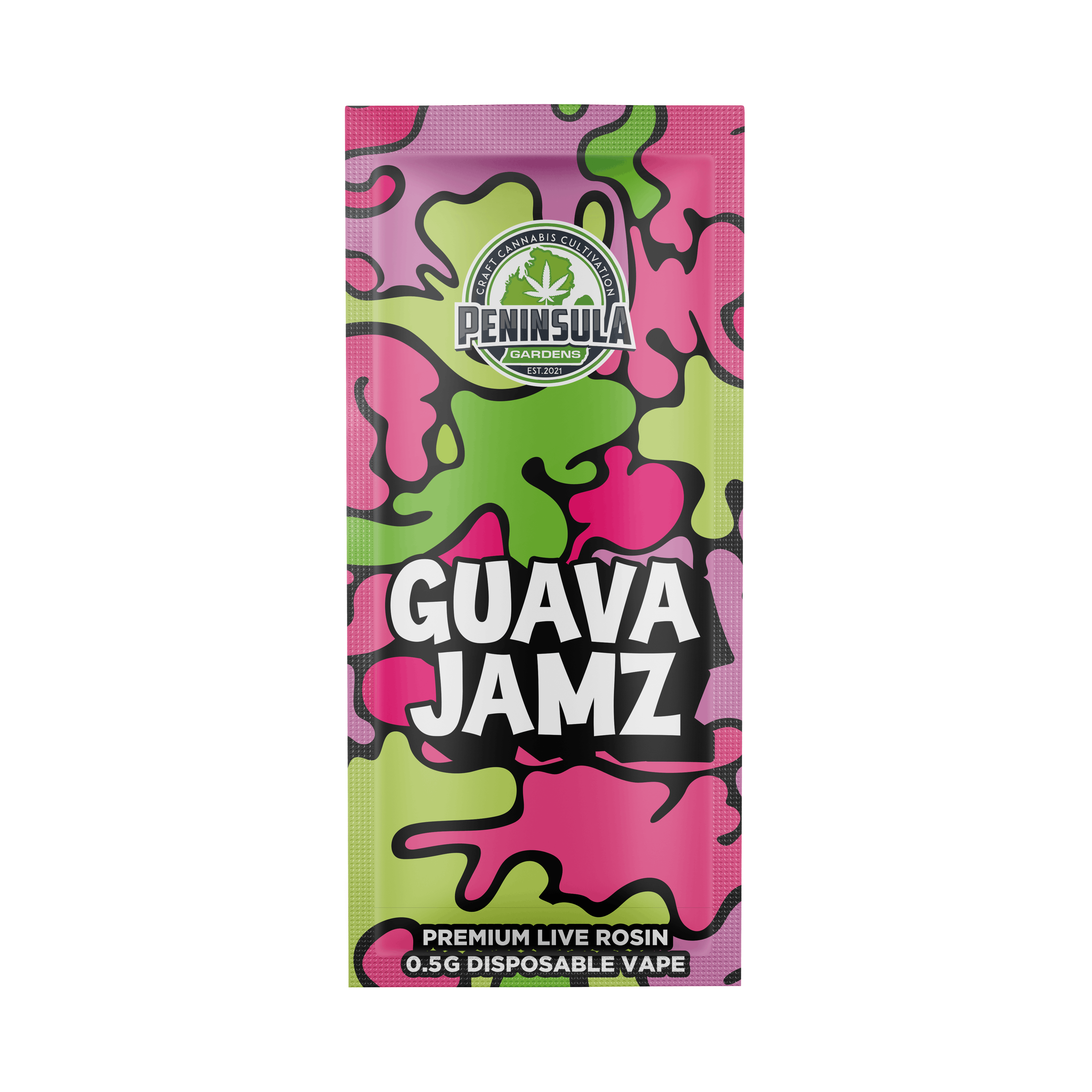 Peninsula Gardens - Guava Jamz Live Rosin Vape .5g - 1