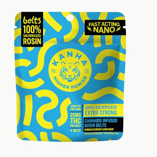 KANHA - KANHA | Rosin Belts | Blueberry Lemon Drop | Hybrid | 4-pack - 1