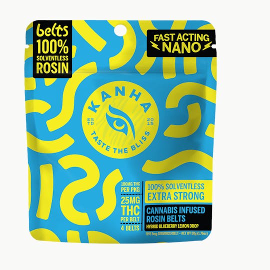 KANHA - KANHA | Rosin Belts | Blueberry Lemon Drop | Hybrid | 4-pack - 1