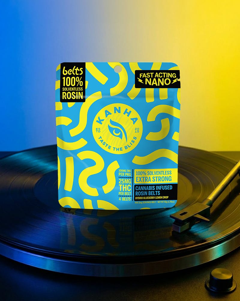 KANHA - Blueberry Lemon Drop | Rosin Belts | Hybrid | 4-pack - 1