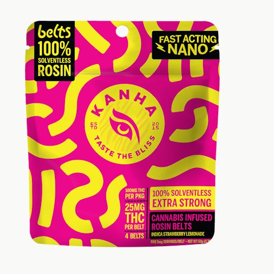 KANHA - KANHA | Rosin Belts | Strawberry Lemonade | Indica | 4-pack - 1