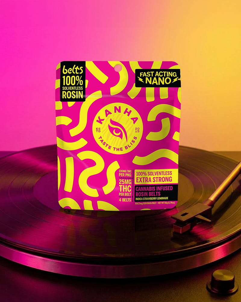 KANHA - Strawberry Lemonade | Rosin Belts | Indica | 4-pack - 1