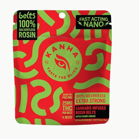 KANHA - KANHA | Live Rosin Belts | Cherry Limeade | Sativa | 4-pack - 1
