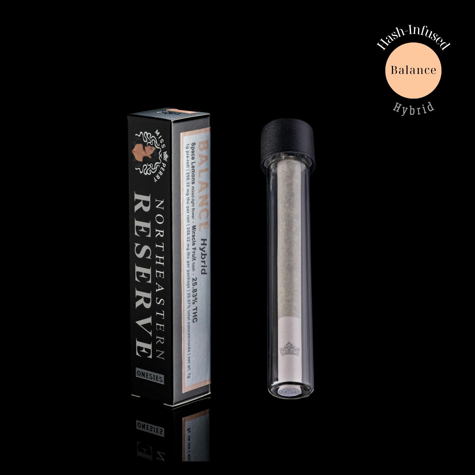 Miss Perry Northeastern Reserve - Space Lemons X Miracle Fruit | Hash Infused Pre-Roll | 1G - 1