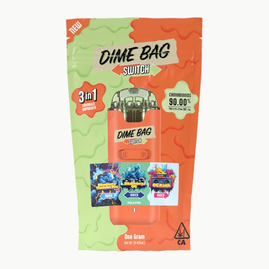 Dime Bag - Dime Bag | Blueberry Thunder Fux x OG Kush Indica SWITCH (1g) - 1