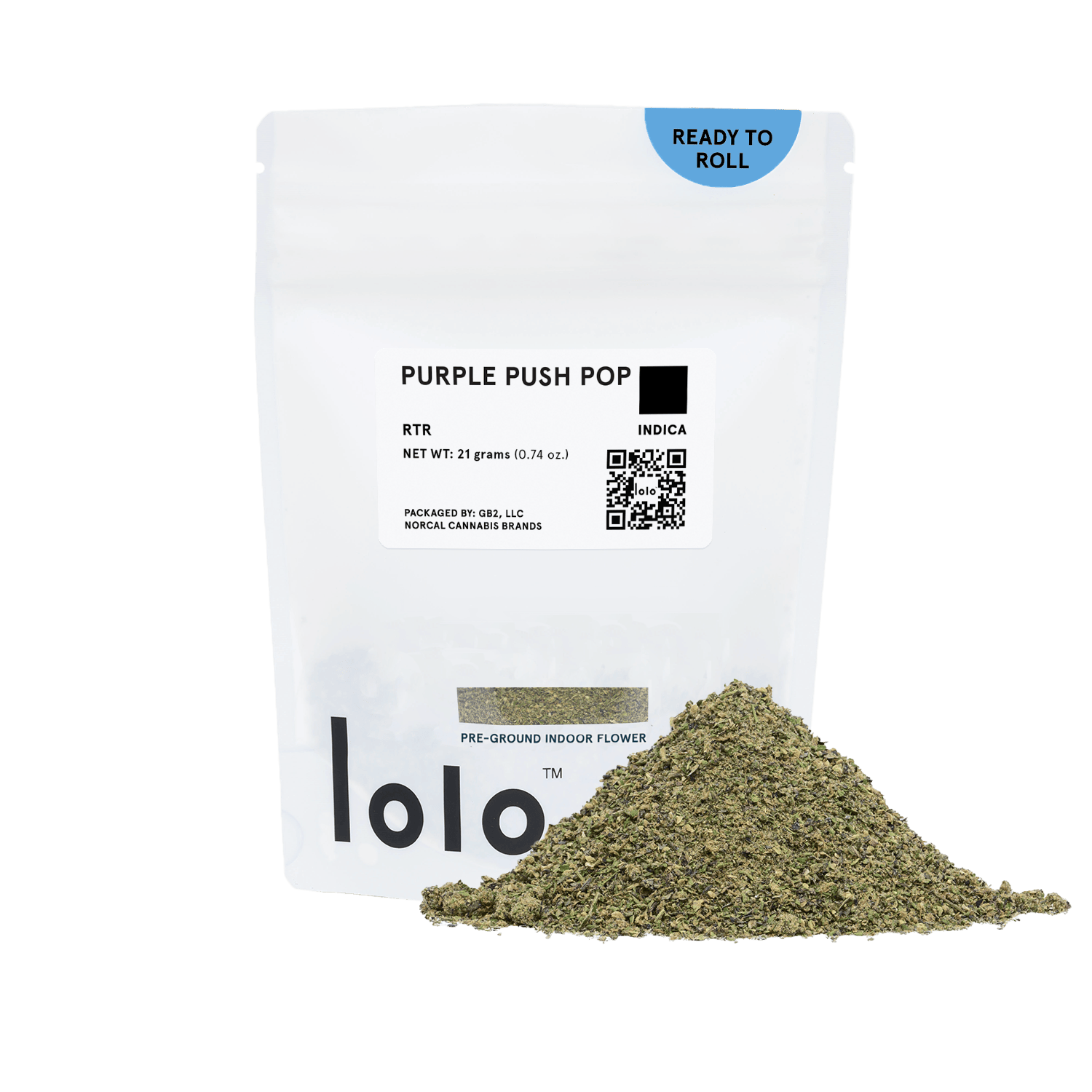 lolo - lolo | Purple Push Pop | Indoor Ready To Roll | 21g - 1
