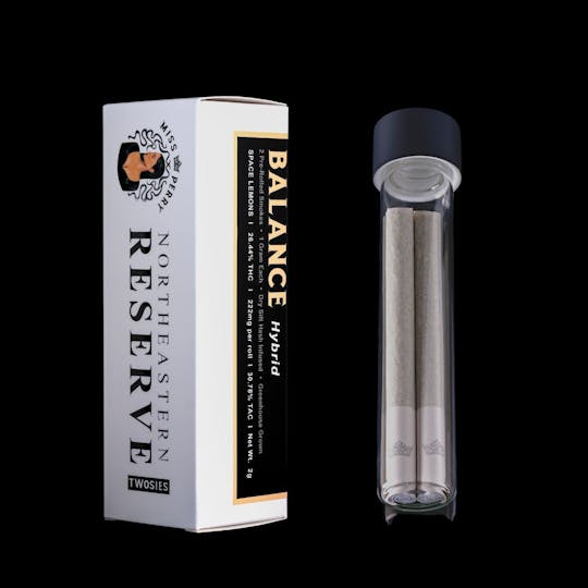 Miss Perry Northeastern Reserve - Space Lemons – Nam Wah Hash–Infused Pre-Roll – Twosies (2g) - 1