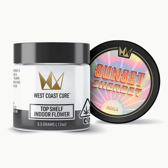 West Coast Cure - Sunset Sherbet - 3.5G Top Shelf Indoor Flower - 1