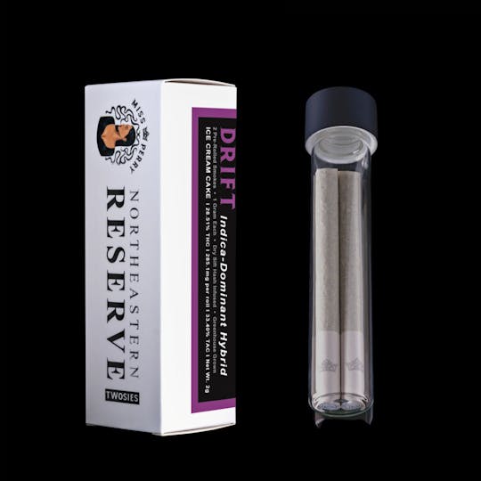 Miss Perry Northeastern Reserve - Ice Cream Cake – Hash-Infused Pre-Roll – Twosies (2g) - 1