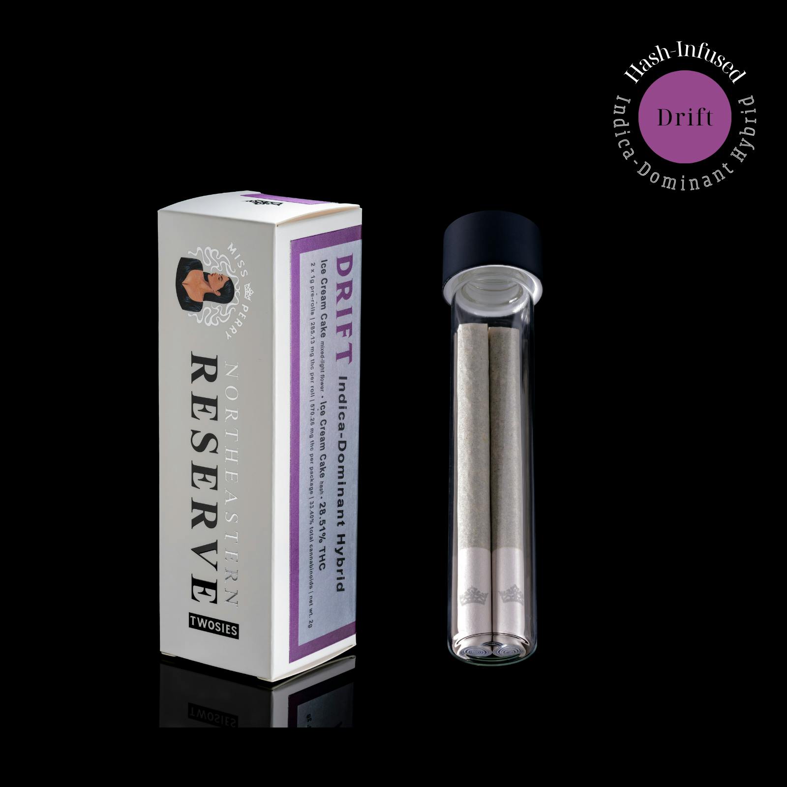 Miss Perry Northeastern Reserve - Ice Cream Cake | Hash Infused Pre-Roll | 2G - 1