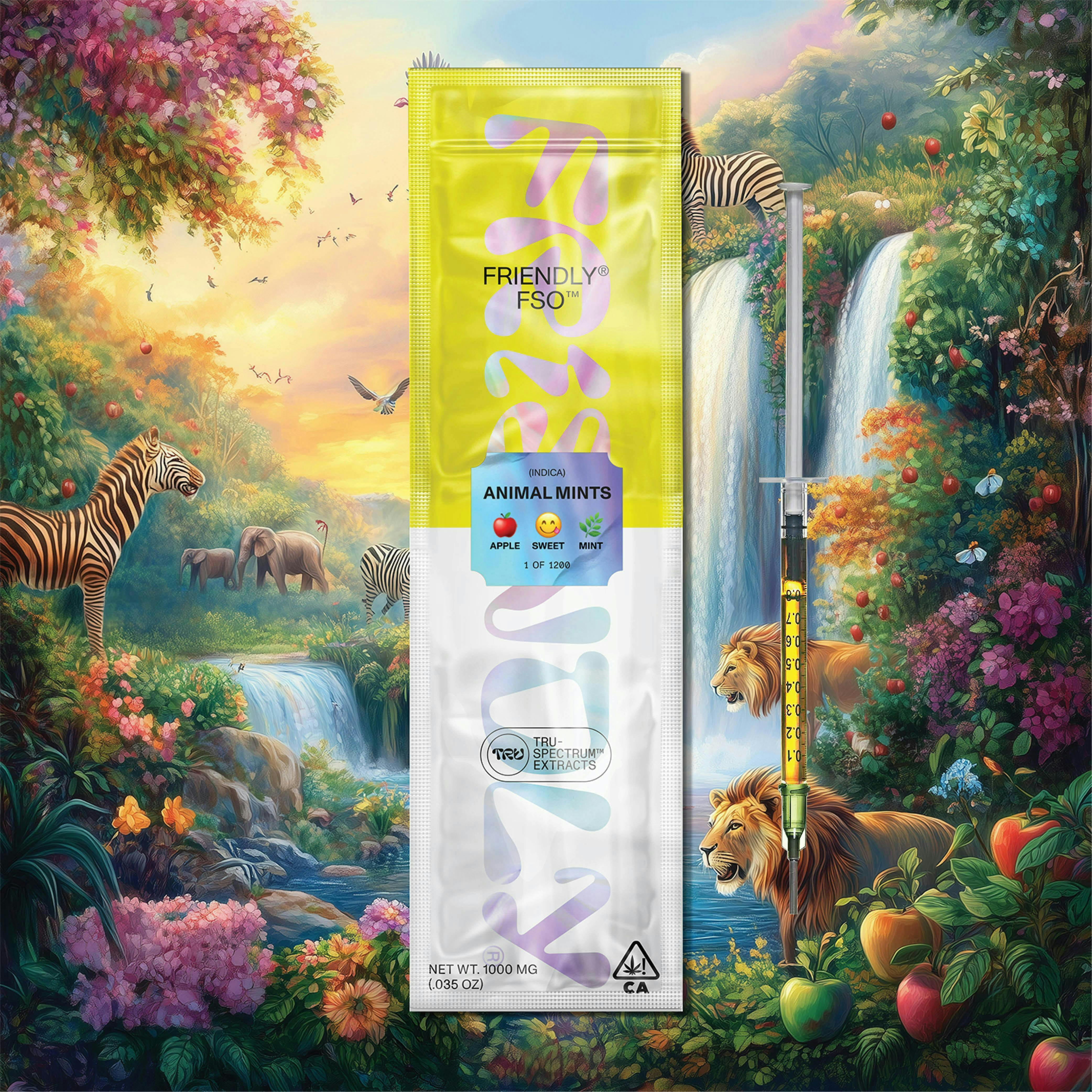 Friendly Brand - Friendly Brand | Live Resin Applicator | Animal Mints | Extract Oils | 1g - 1
