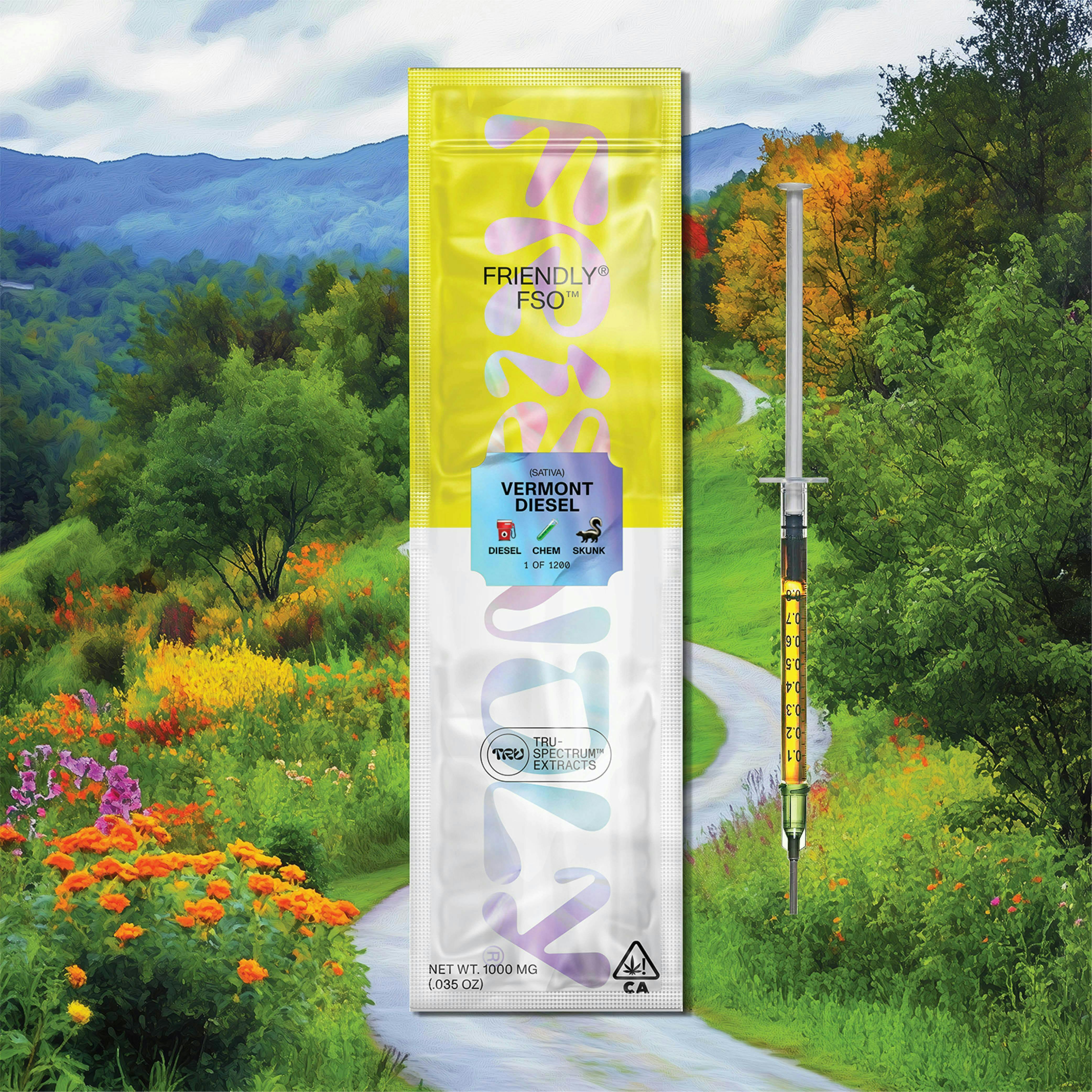 Friendly Brand - Friendly Brand | Live Resin Applicator | Vermont Diesel | Extract Oils | 1g - 1