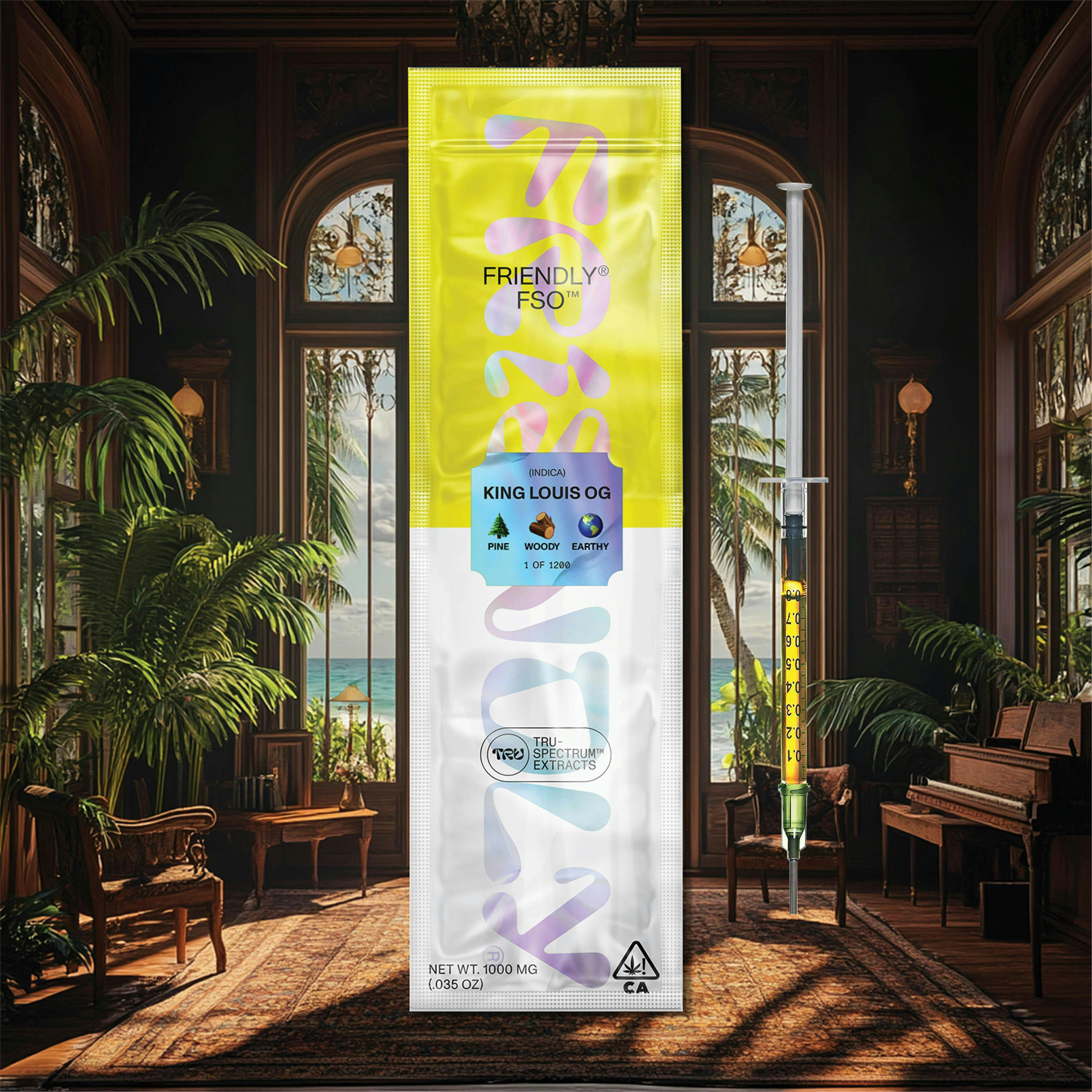 Friendly Brand - Friendly Brand | Live Resin Applicator | King Louis OG | Extract Oils | 1g - 1