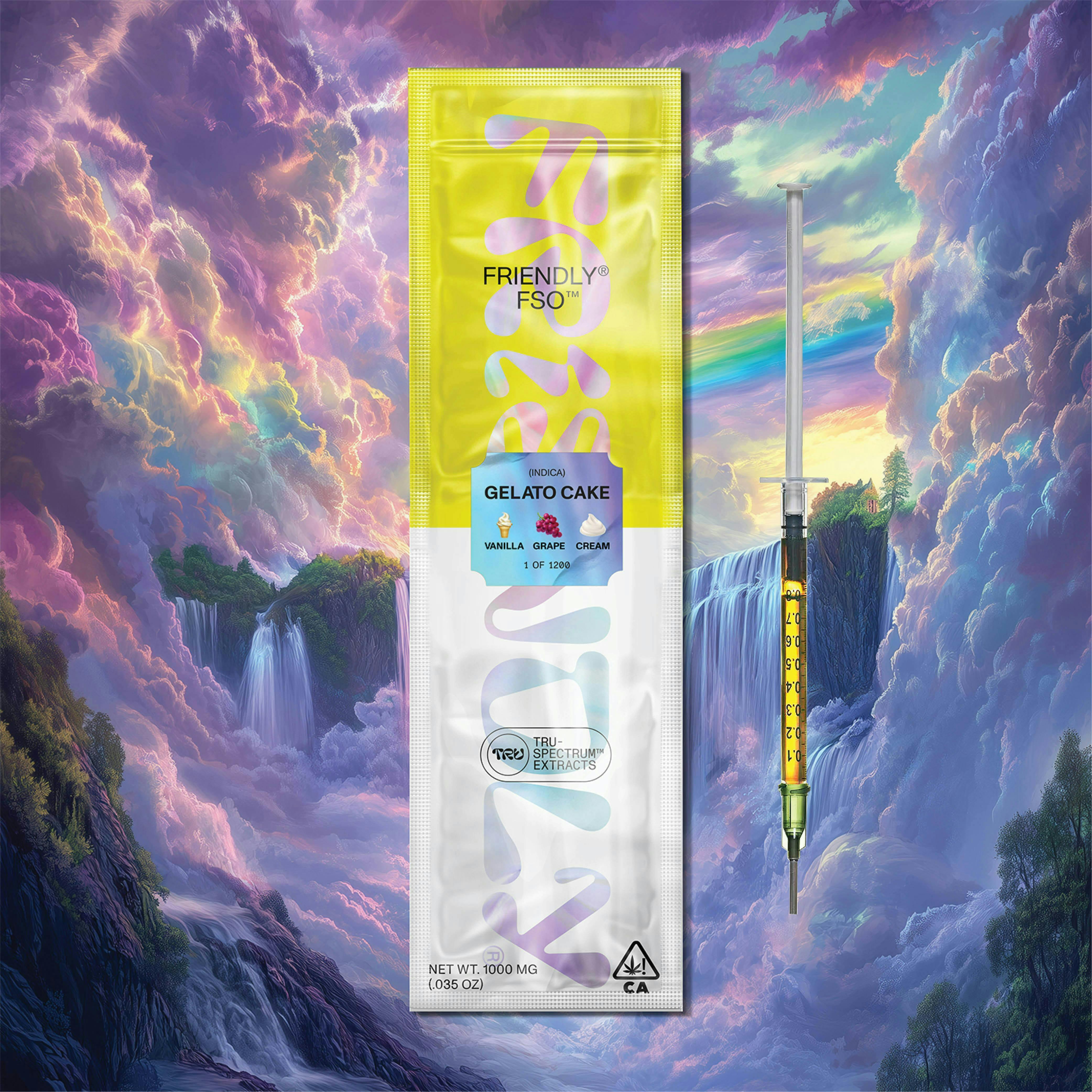 Friendly Brand - Friendly Brand | Live Resin Applicator | Gelato Cake | Extract Oils | 1g - 1