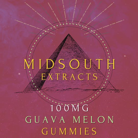 MidSouth Extracts - Gummies - 100mg - Guava Melon - 1