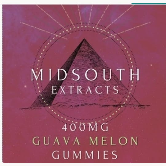MidSouth Extracts - Gummies - 400mg - Guava Melon - 1