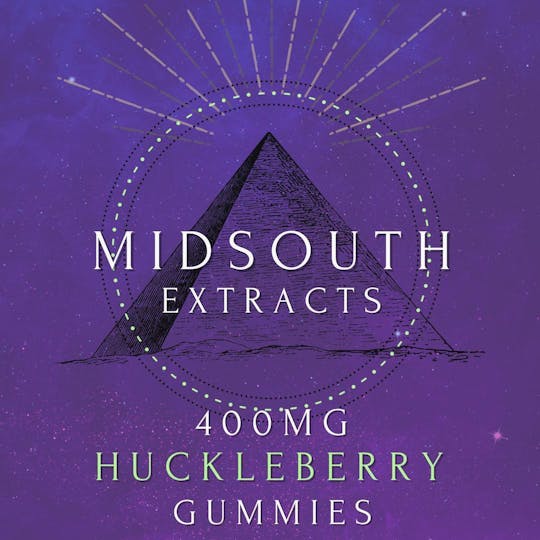 MidSouth Extracts - Gummies - 400mg/10pk - Huckleberry - 1