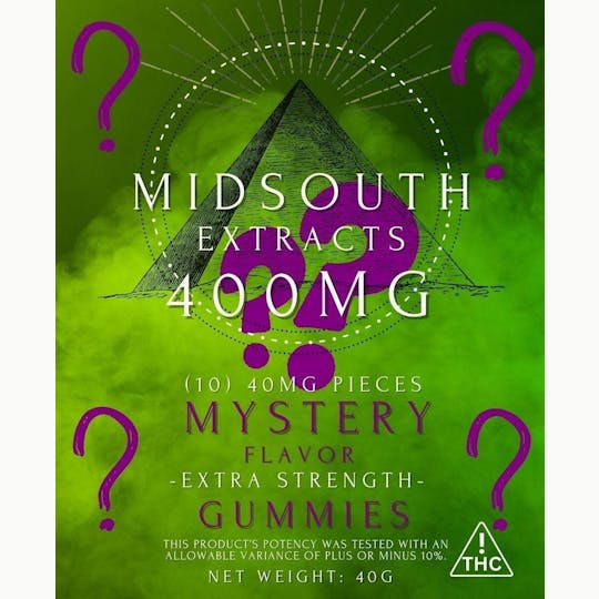 MidSouth Extracts - Gummies - 400mg - Mystery - 1
