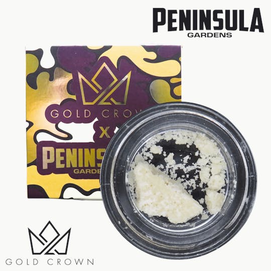Gold Crown - Gold Crown x Franklin Fields | Crumble 1g | Black Jack - 1