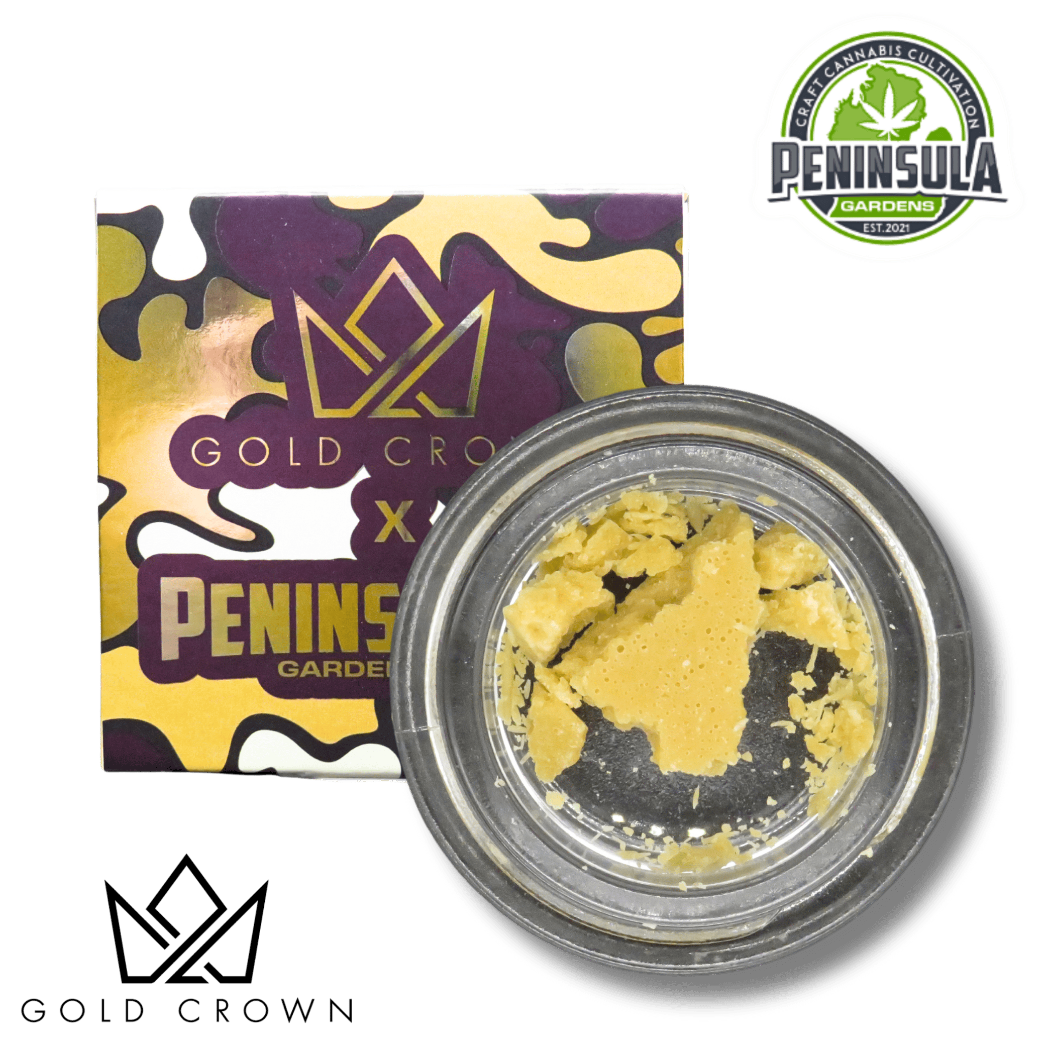 Gold Crown - Gold Crown | Cadillac Rainbow | Crumble | 1g - 1