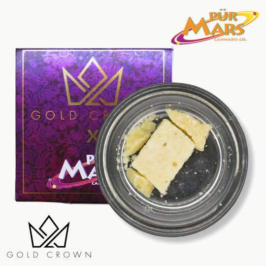 Gold Crown - Gold Crown x Pur Mars | Crumble 1g | Pineapple Sunshine - 1