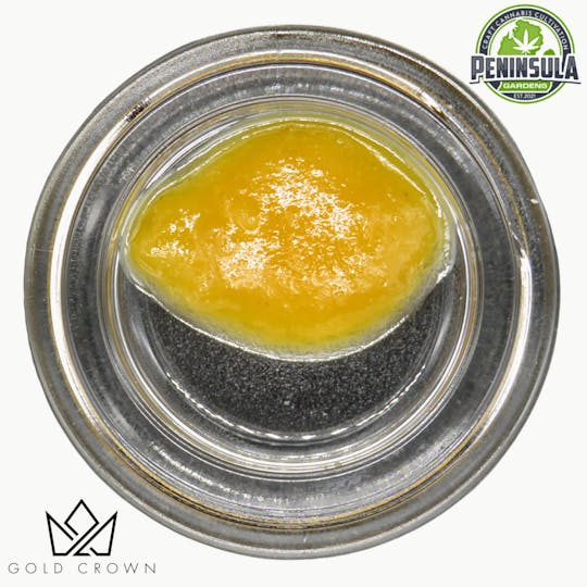 Gold Crown - Gold Crown x Peninsula Gardens | Budder 1g | Garlic Grove - 1