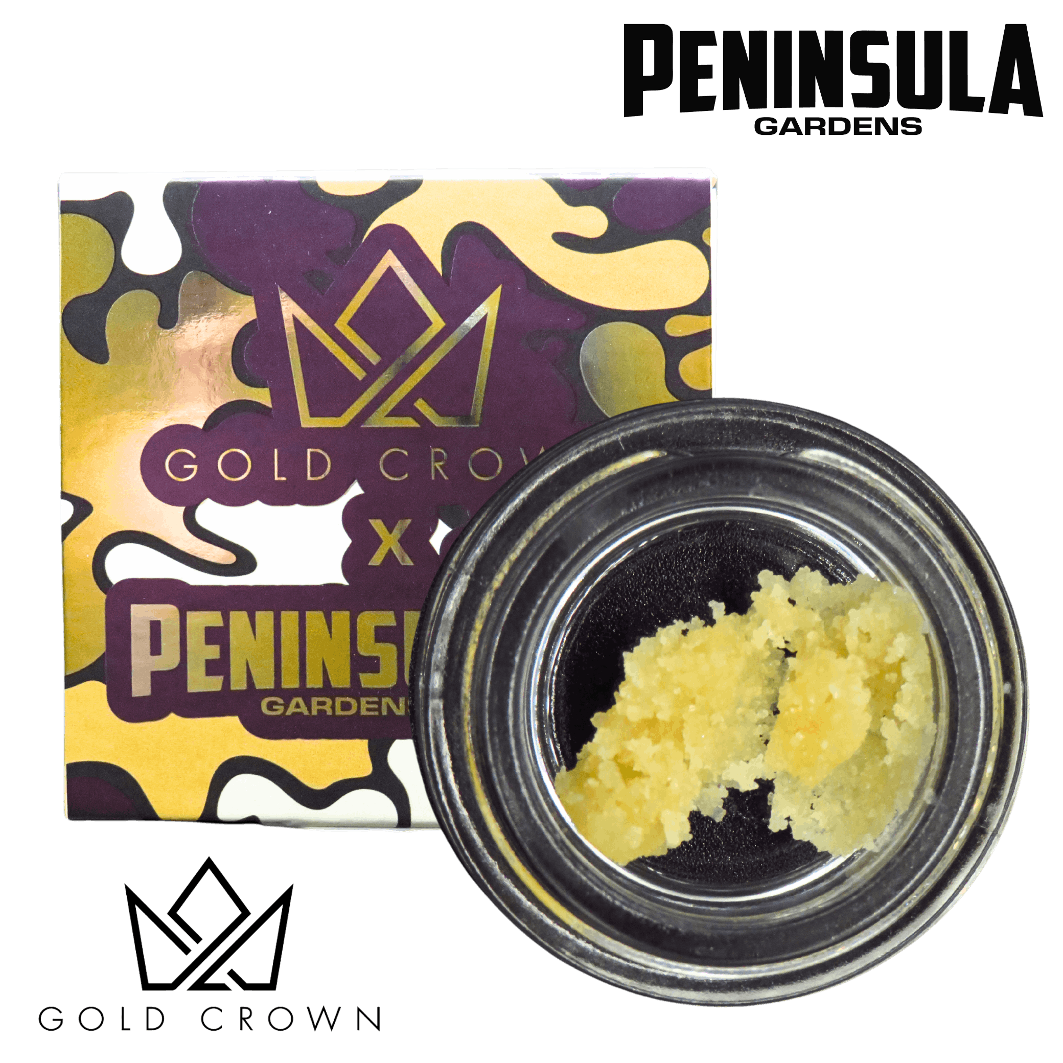 Gold Crown - Gold Crown x Peninsula Gardens | Budder 1g | Super Zmash - 1