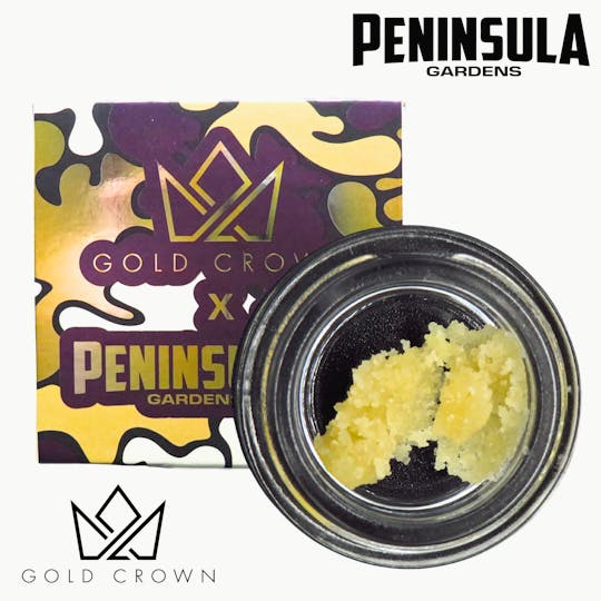 Gold Crown - Gold Crown x Peninsula Gardens | Budder 1g | Super Zmash - 1