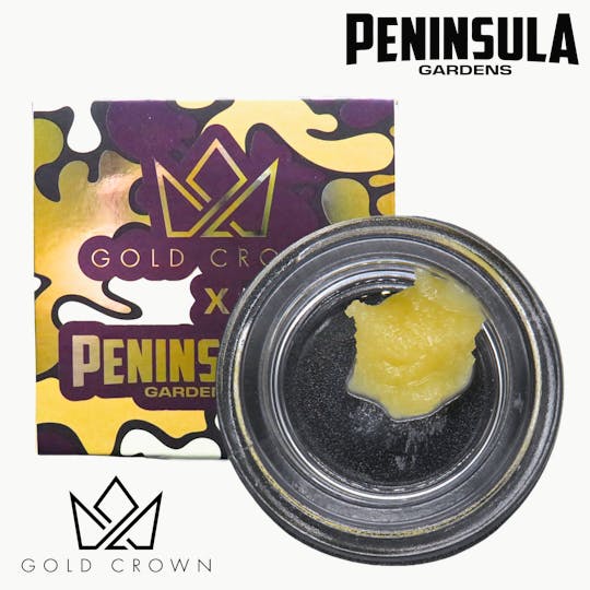 Gold Crown - Gold Crown x Peninsula Gardens | Budder 1g | Lime Headz - 1