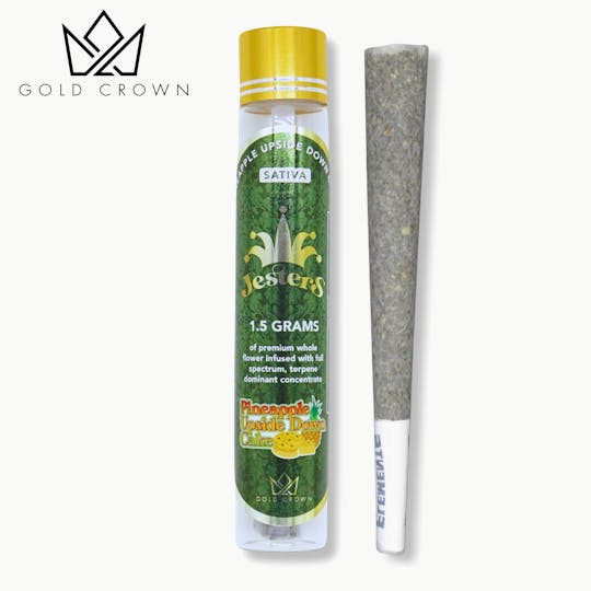 Gold Crown - Gold Crown | Jesters | Infused Pre Roll 1.5g | Pineapple Upsidedown Cake - 1
