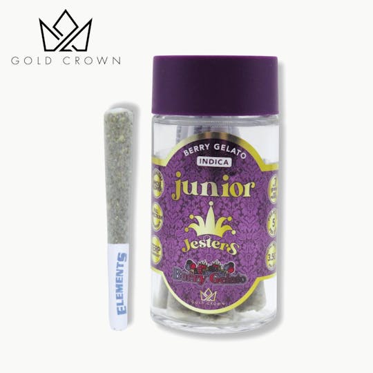 Gold Crown - Gold Crown | Junior Jesters | Infused Pre Roll 3.5g | Berry Gelato - 1
