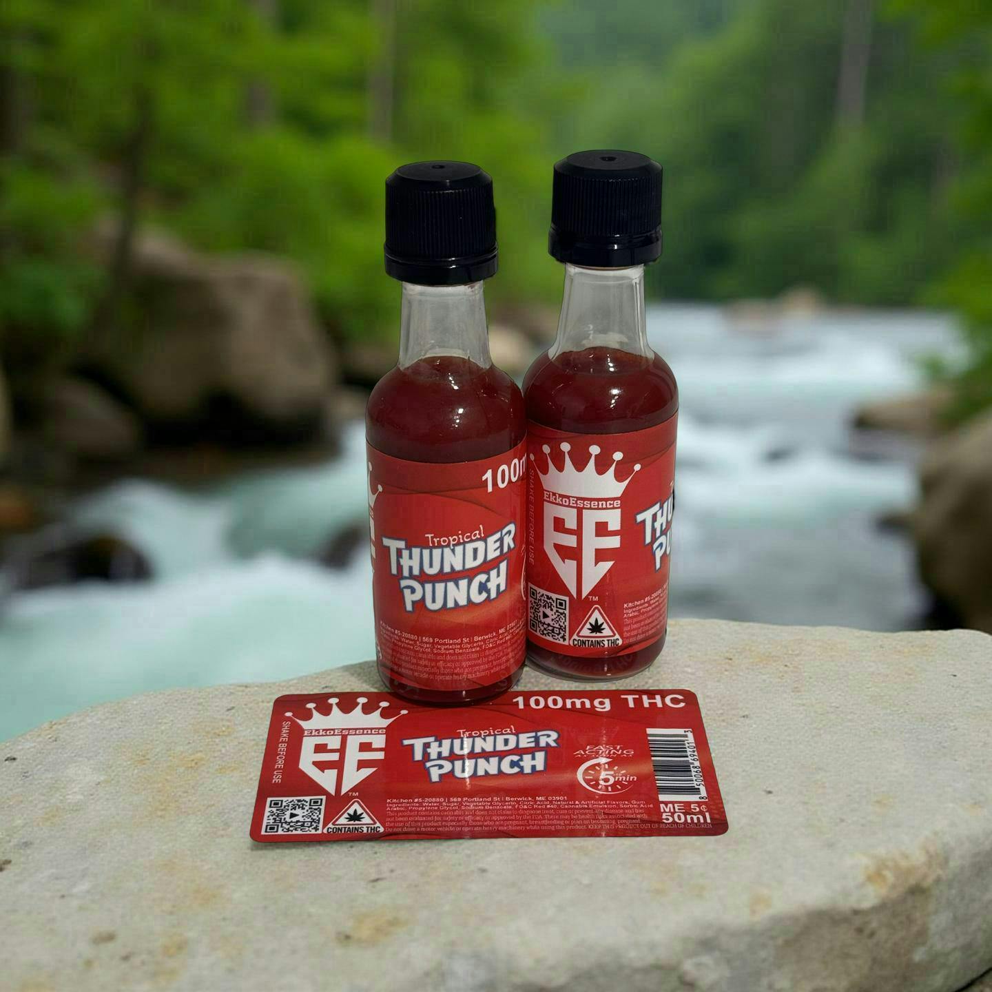 EkkoEssence - Tropical Thunder Punch Infused Shot | Non-carbonated | 100mg | 50mL - 1