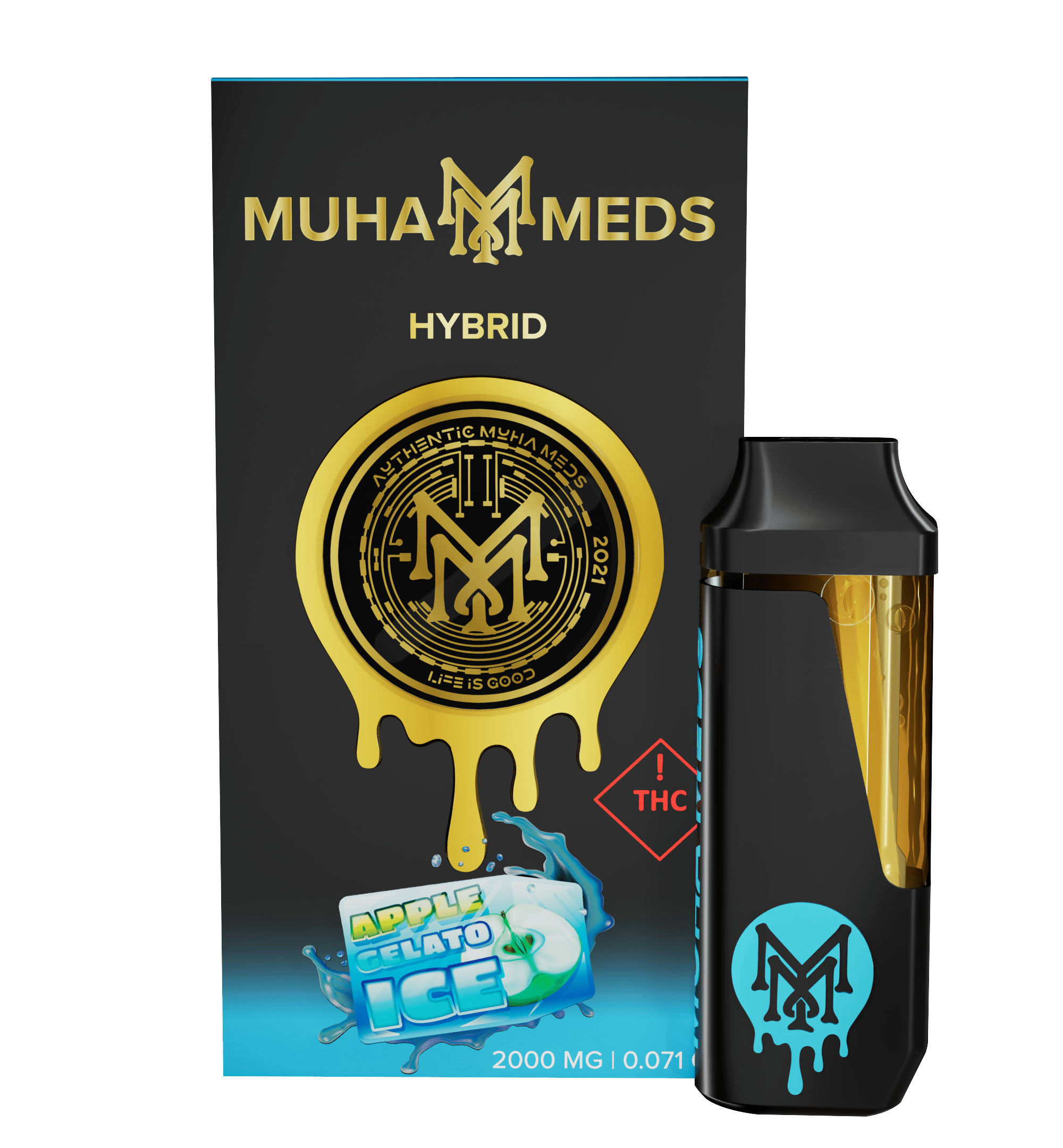 Muha Meds - Muha Meds | Apple Gelato Ice | Disposable | 2g - 1