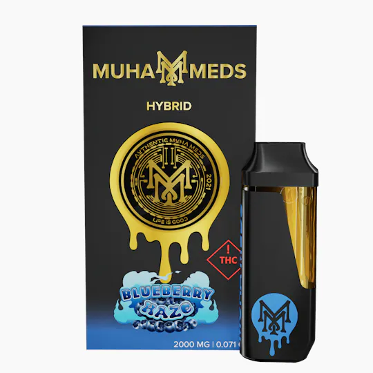 Muha Meds | Blueberry Haze | Disposable | 2g - Muha Meds Muha Meds | Blueberry Haze | Disposable | 2g - Muha Meds