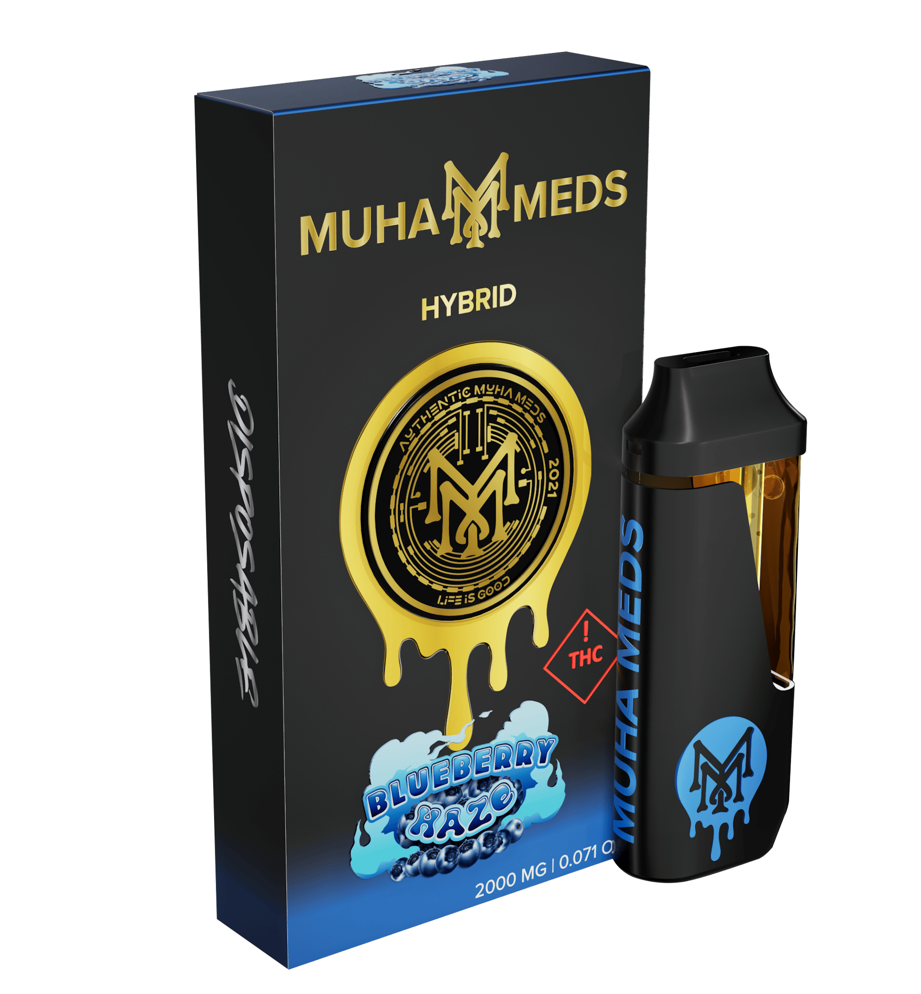 Muha Meds - Muha Meds | Blueberry Haze | Disposable | 2g - 1