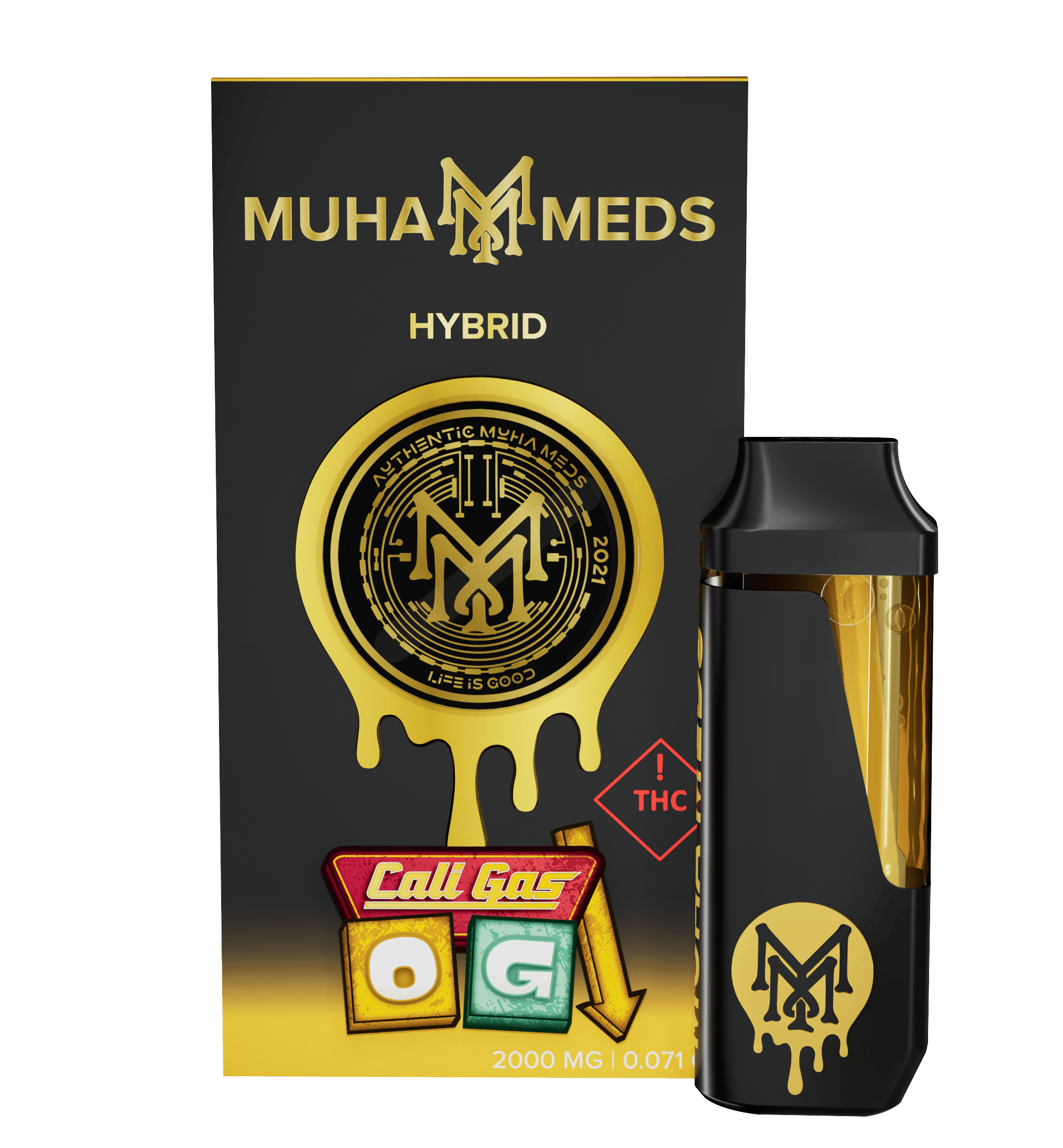 Muha Meds - Muha Meds | Cali Gas OG | Disposable | 2g - 1