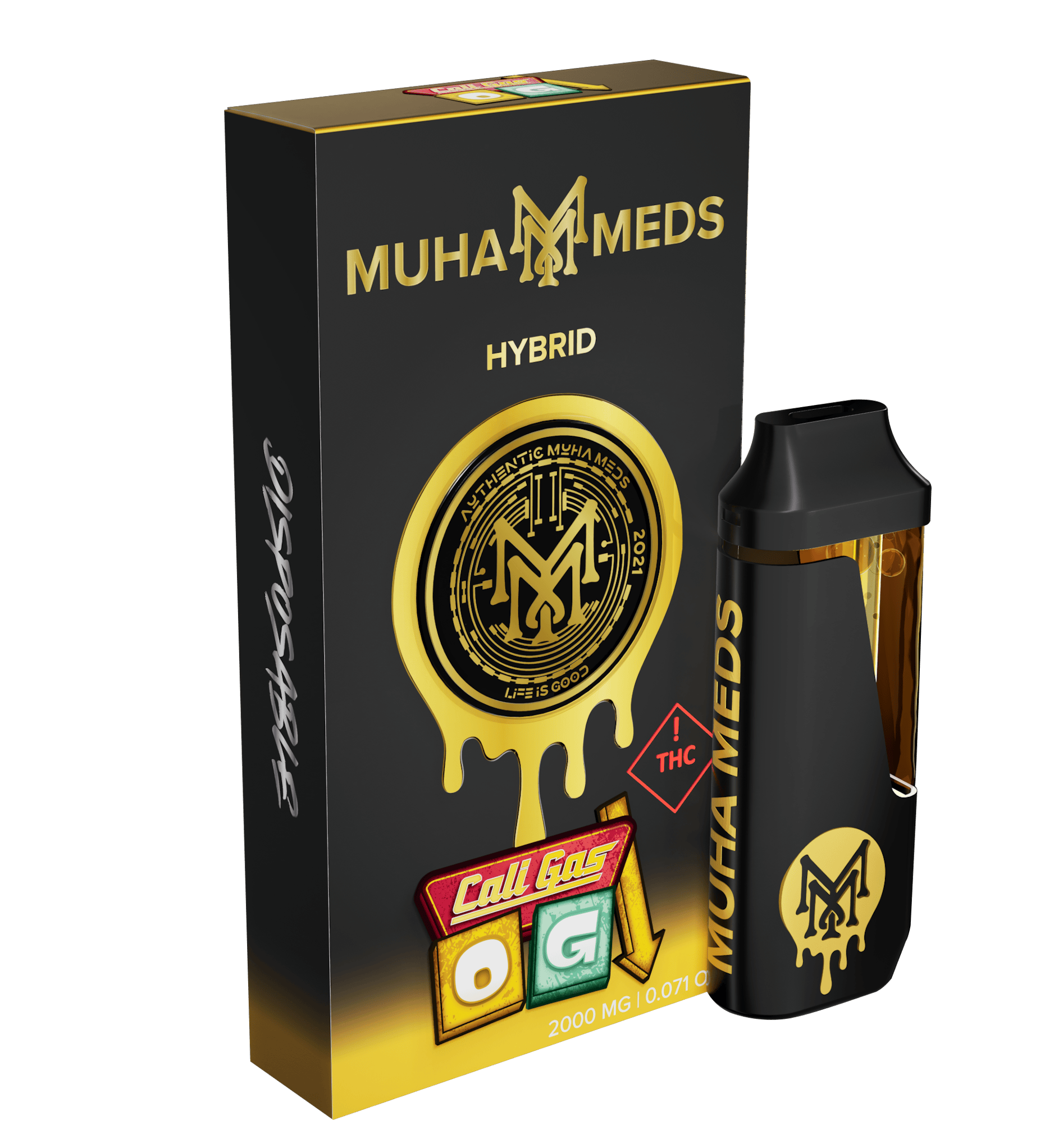 Muha Meds - OH Muha Meds | Cali Gas OG | Disposable | 2g - 1