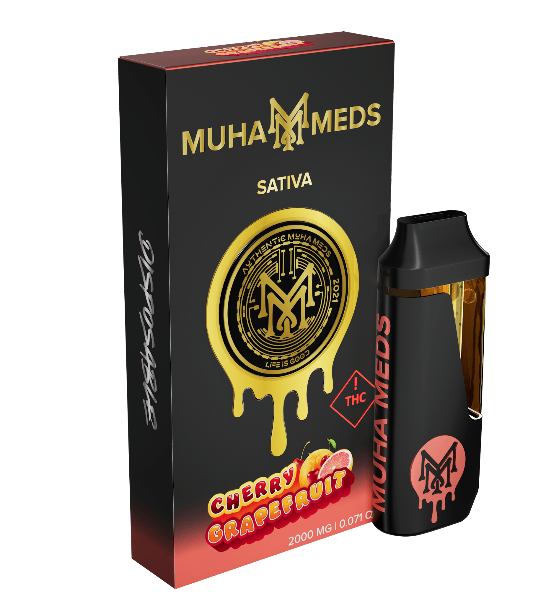 Muha Meds - OH Muha Meds | Cherry Grapefruit | Disposable | 2g - 1