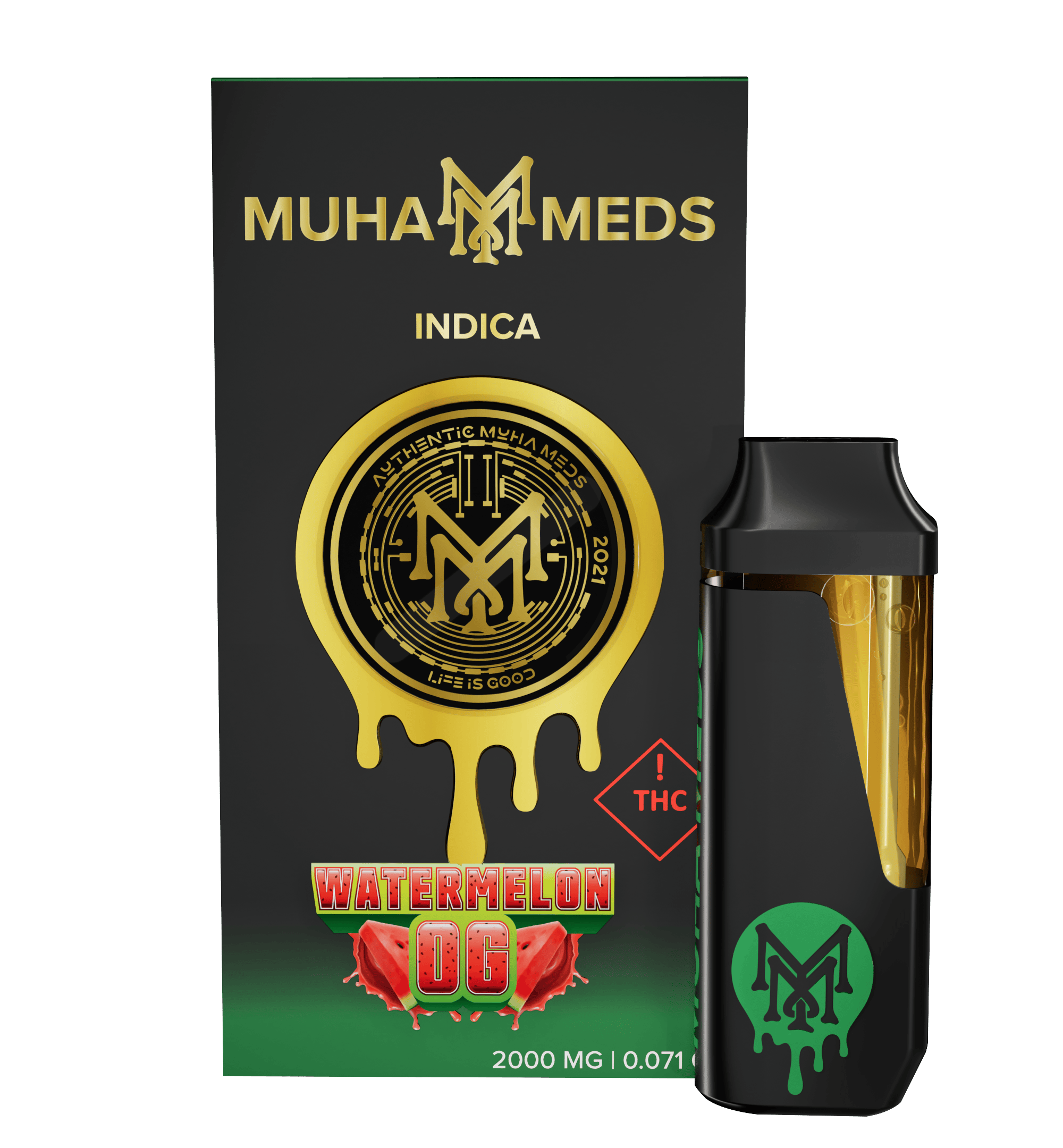 Muha Meds - Muha Meds | Watermelon OG | Disposable | 2g - 1