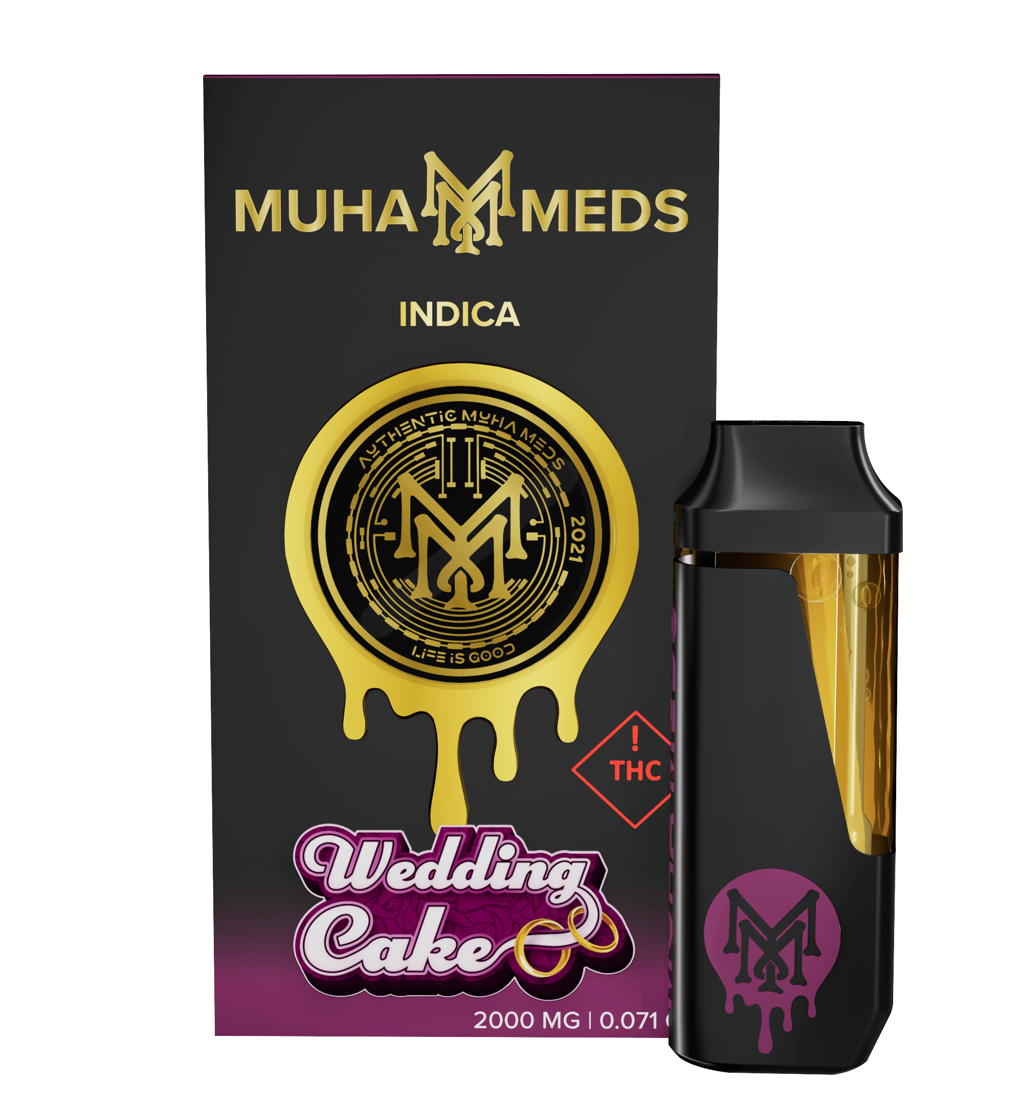 Muha Meds - Muha Meds | Wedding Cake | Disposable | 2g - 1