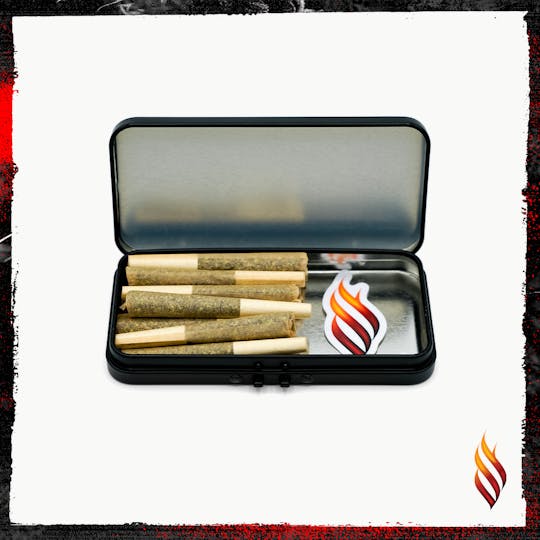 Denali Fire - Supreme Lee-Hi 053124 - 21.8% Flower PreRoll .5g - 12 Pack Tin - 1