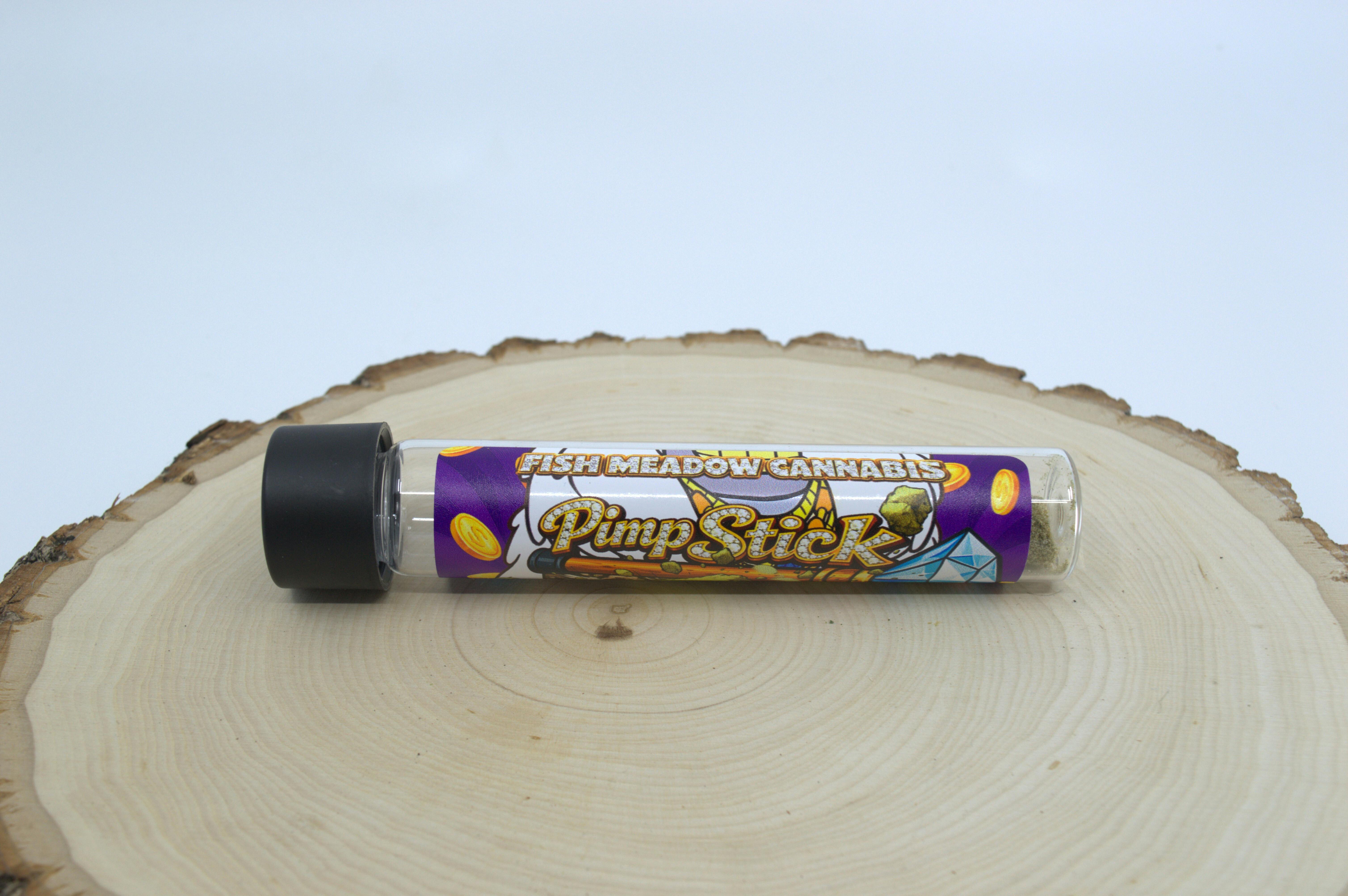 Fish Meadow Cannabis - Sour Papaya Pimp Stick - Coated with Hash Rosin & Kief 1g - 1