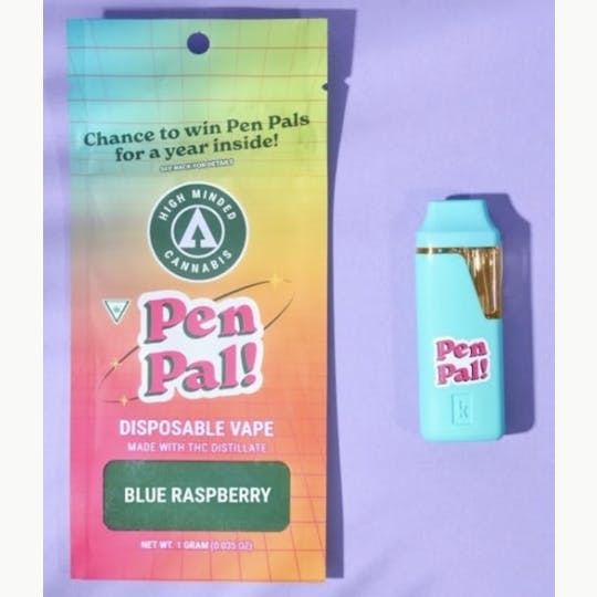 High Minded - Blue Raspberry - 1g Pen Pal - 1